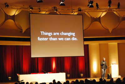 Things are changing faster than we can die